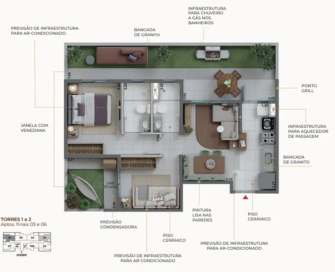 Planta Garden Meio