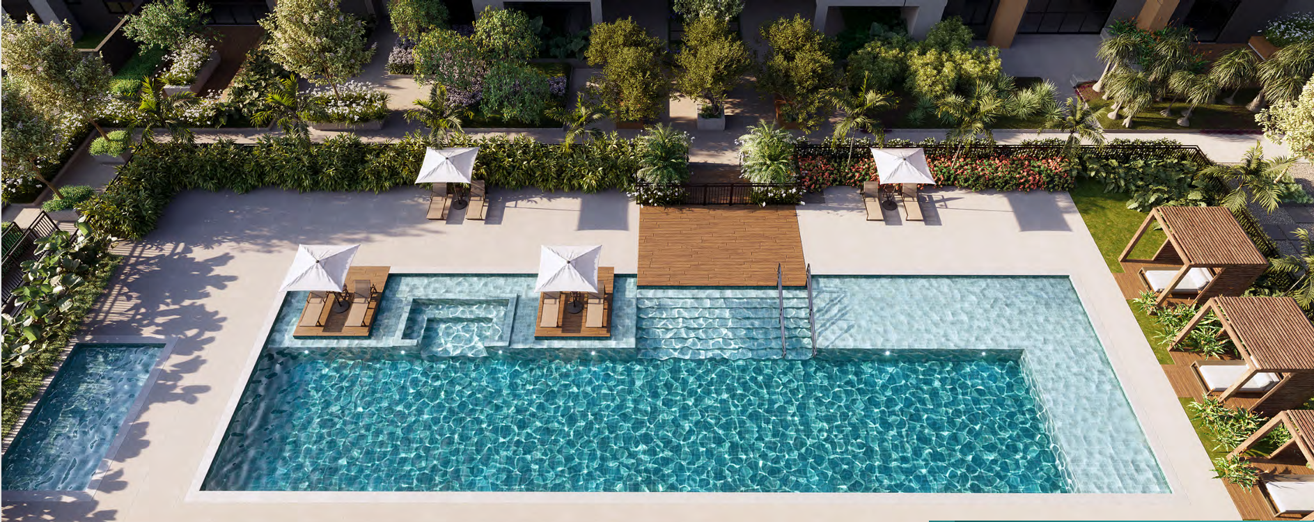 Piscina e área de lazer