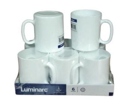 TEMP WHITE ESSENCE MUG 32 CL 6PCS SET