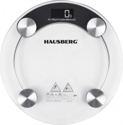 GLASS BATHROOM SCALE