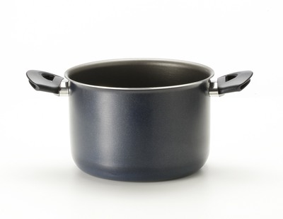 BELLA BLUE POT 22CM W/ GLASS LID