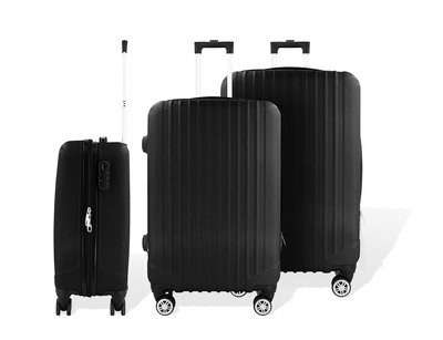 TRAVEL LINE 3 SET BLACK LUGGAGE