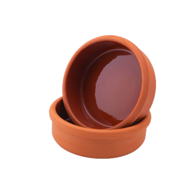 2 PCS ROASTING BOWL - GLAZED