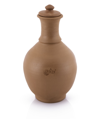 CLAY PITCHER STOPPERED- HANDMADE SMALL