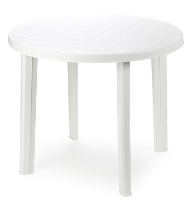 TABLE 90 TONDO WHITE