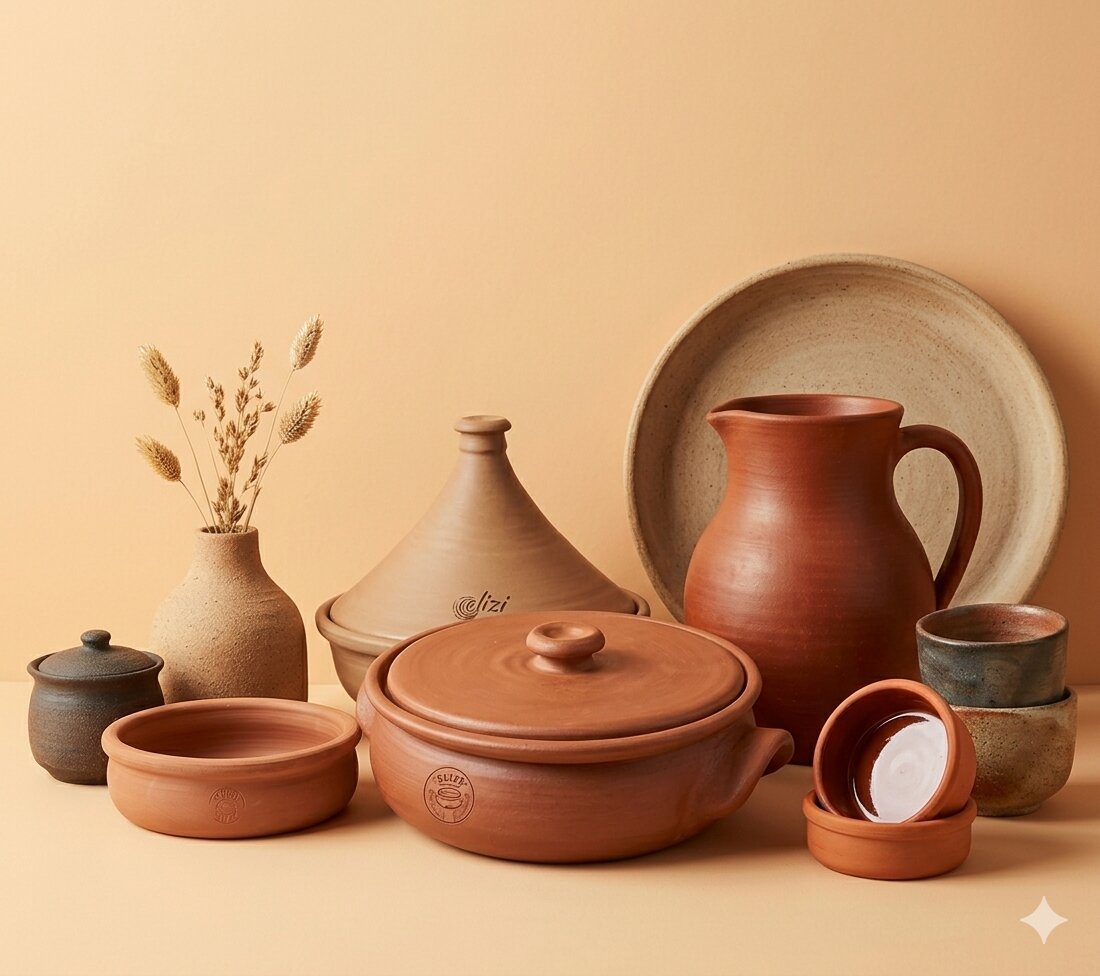 Clay potteries