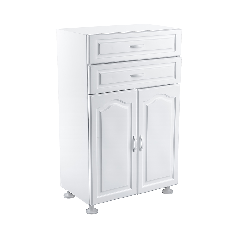 ASSEMBLED 2 COVERS 2 DRAWERS PVC CABINET