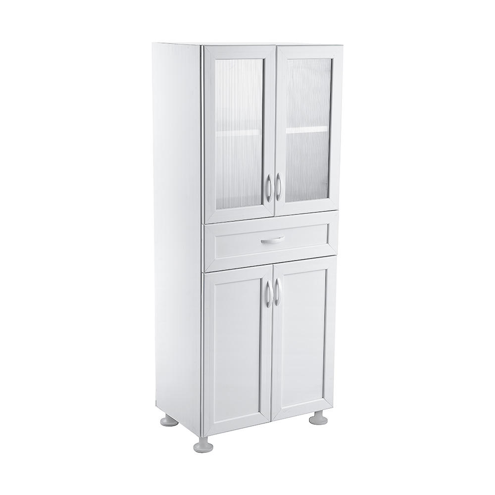 ASSEMBLED GUL 4 DOORS SINGLE DRAWER CABINET PVC