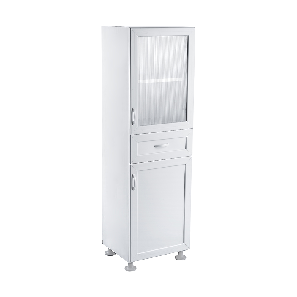ASSEMBLED 2 COVERS SINGLE DRAWER PVC CABINET 