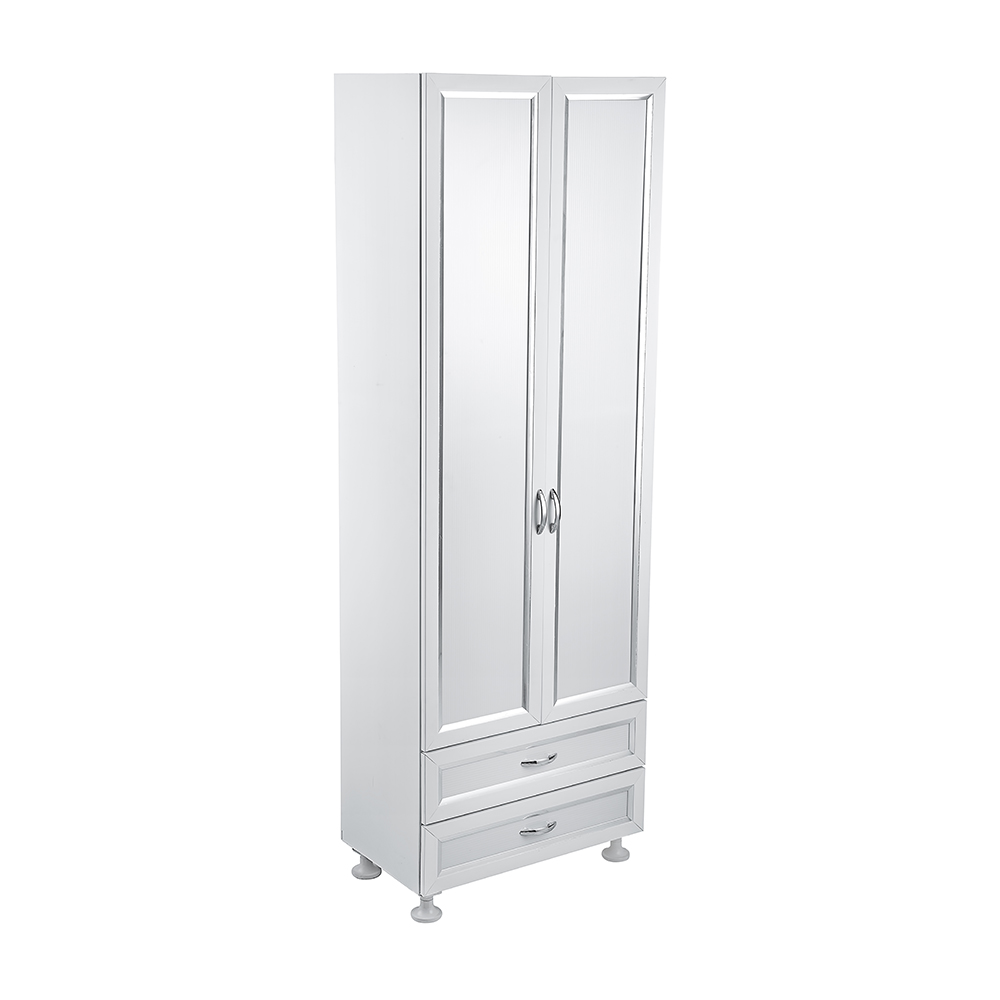 ASSEMBLED 2 COVER 2 DRAWER PVC CABINET