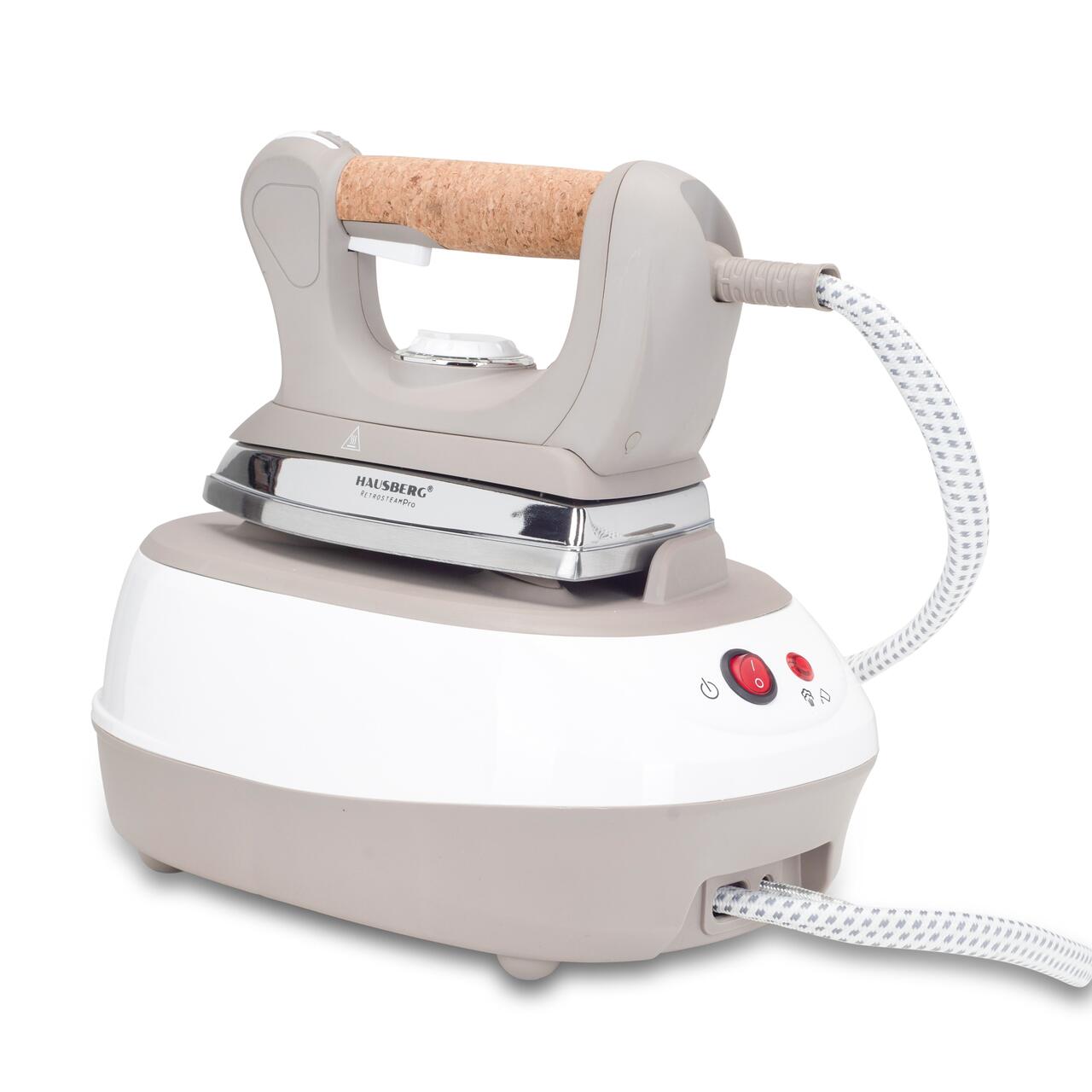 ELECTRIC RETRO IRON WITH STEAM BOILER