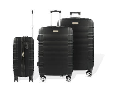 TRAVEL STAR 3 SET BLACK LUGGAGE 02010