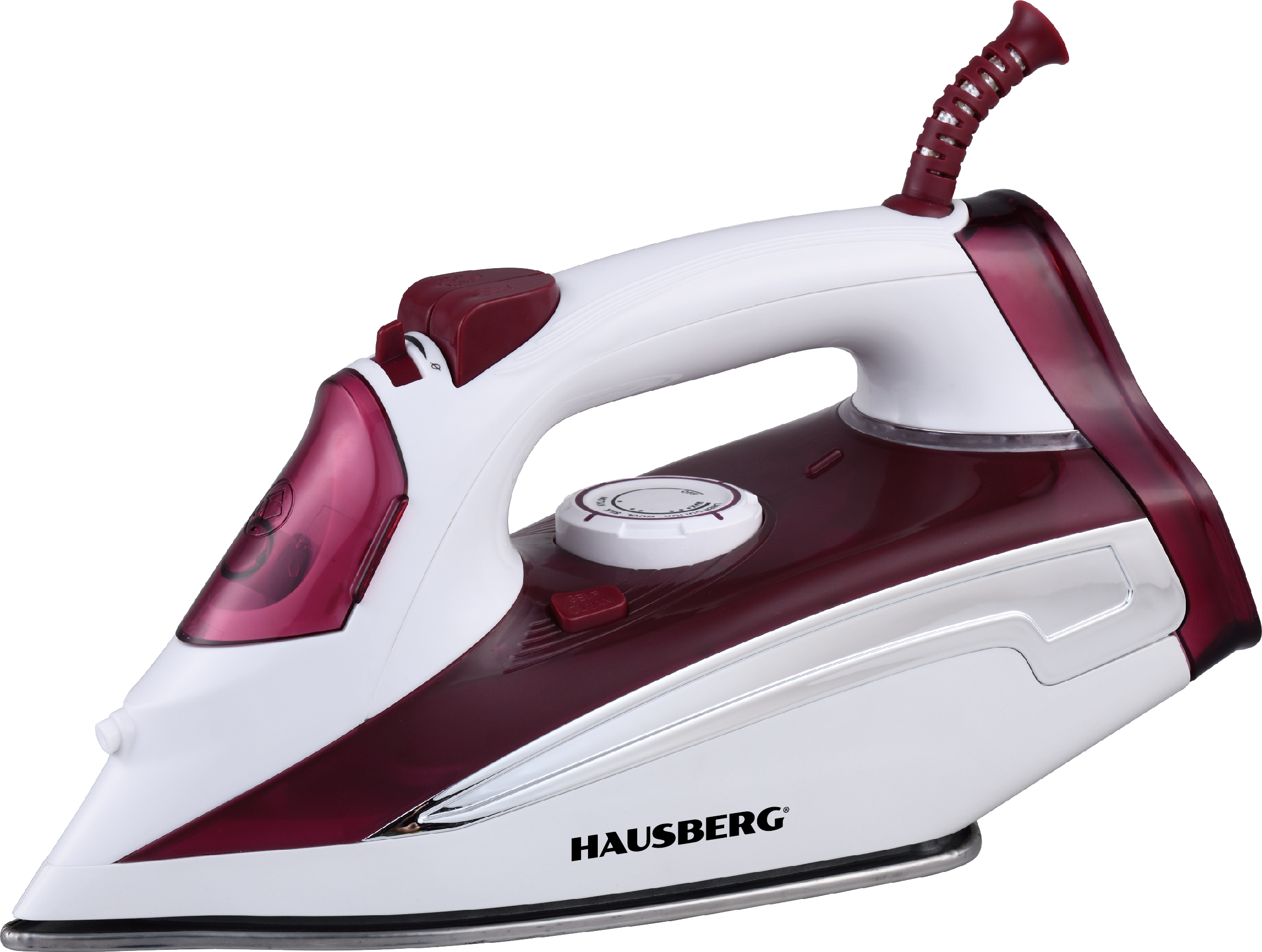 ELECTRIC IRON WITH ST, STEEL SOLEPLATE23