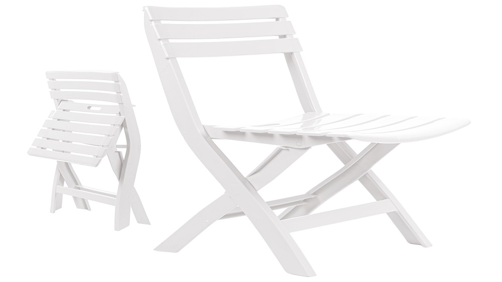 MARBELLA WHITE FOLD ABLE CHAIR