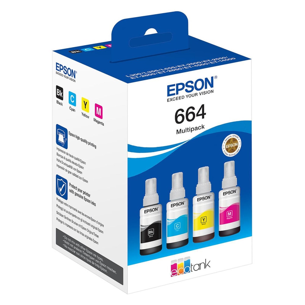 ENCRE EPSON 664 EcoTank 4-colour Multipack - Image 1 de 1 - Global Networks Béjaïa