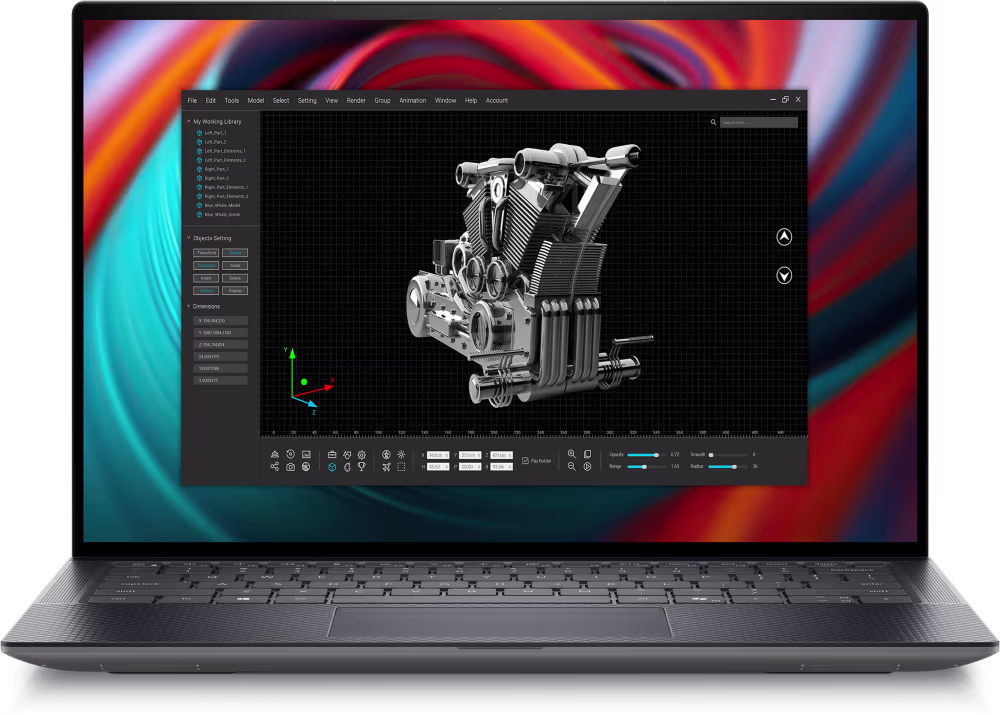 WORKSTATION DELL PRECISION 5490 ULTRA 7 155H RAM 16GB DDR5 7500MHZ 1Tb SSD RTX A1000 06GB 14" QHD TACTILE - Image 1 de 7 - Global Networks Béjaïa