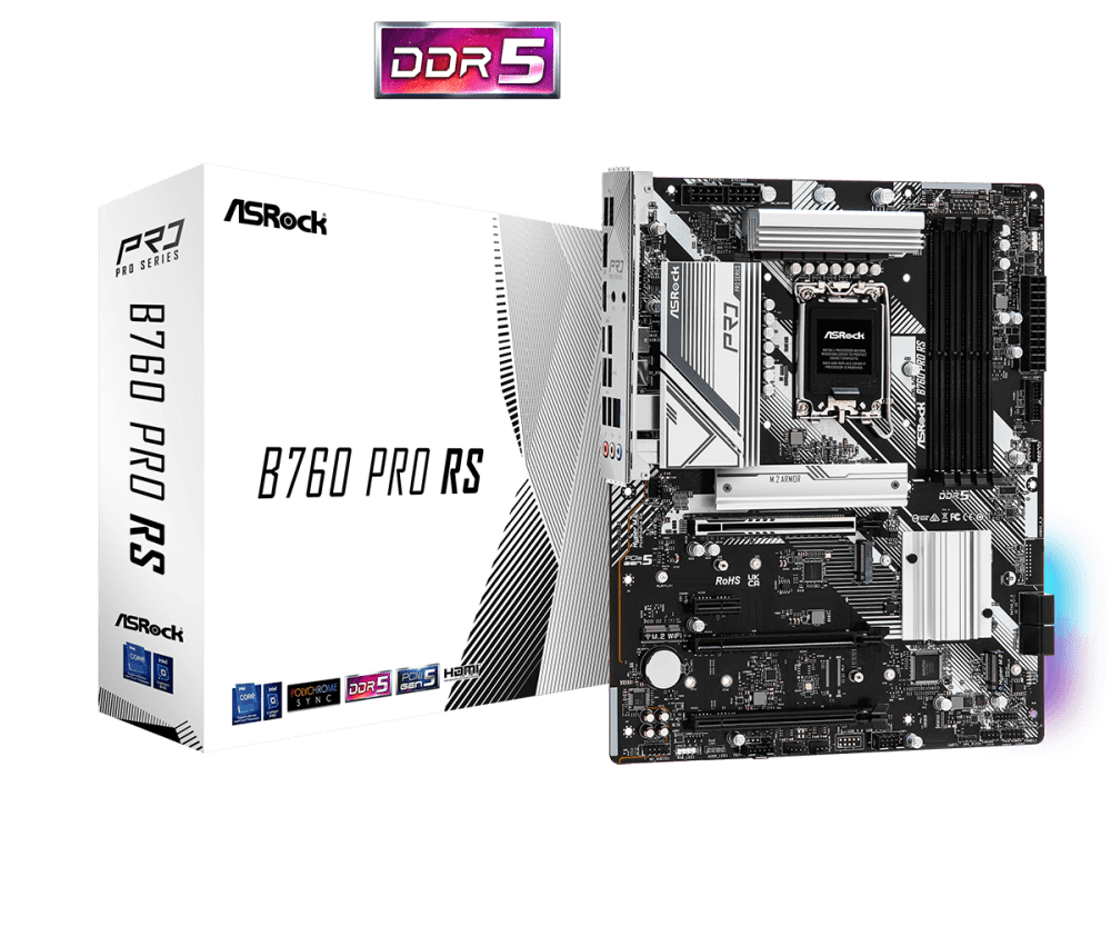 CARTE MERE ASROCK B760 PRO RS - Image 1 de 5 - Global Networks Béjaïa