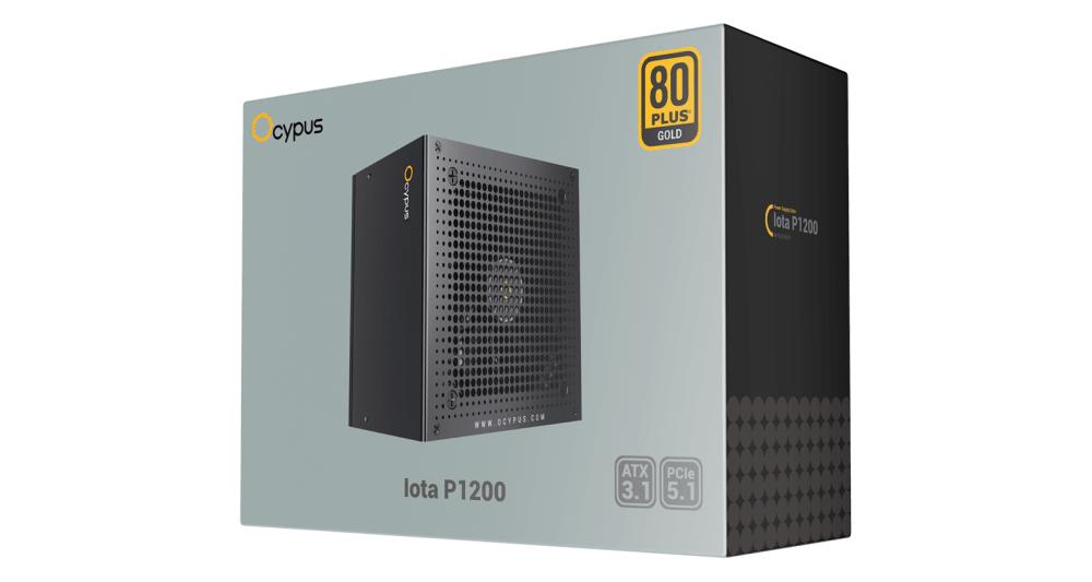 ALIMENTATION OCYPUS IOTA P1200 GOLD 1200W FULL MODULAIRE ATX 3.1 - Image 1 de 6 - Global Networks Béjaïa