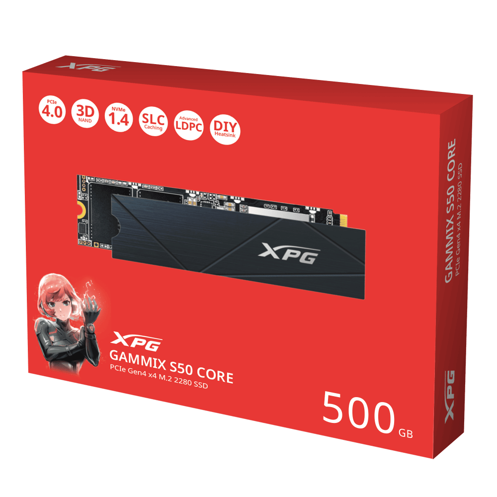 DISQUE NVME ADATA XPG GAMMIX S50 CORE GEN4 - Image 1 de 6 - Global Networks Béjaïa
