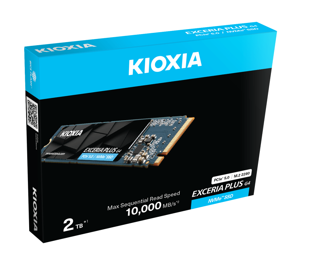 DISQUE SSD NVME KIOXIA EXCERIA PLUS G4 GEN5 - Image 1 de 4 - Global Networks Béjaïa