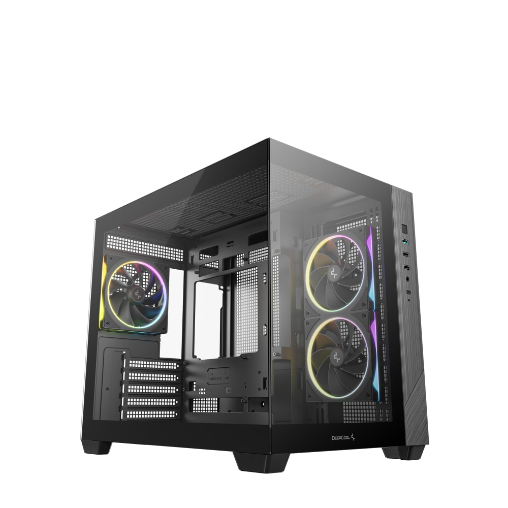 BOITIER DEEPCOOL CG330 3F BLACK - Image 1 de 8 - Global Networks Béjaïa