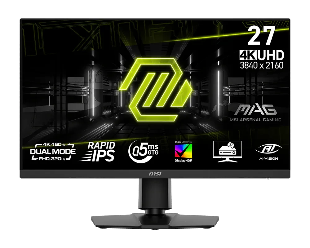 ECRAN MSI MAG 272URDF E16 IPS 4K 320HZ 0.5MS DUEL MODE IA - Image 1 de 5 - Global Networks Béjaïa