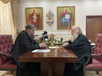 Состоялась рабочая встреча главы Ханты-Мансийской митрополии с епископом Югорским и Няганским Фотием