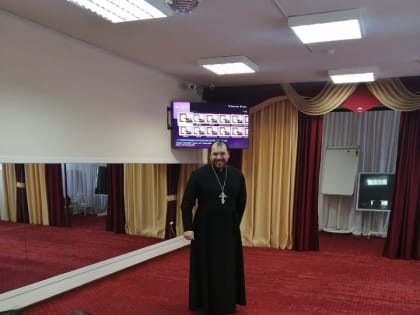 Встреча священника с детьми д/с «Улыбка» г.Лянтора.