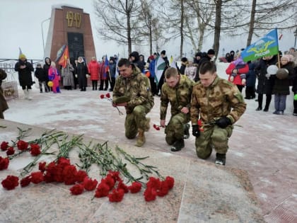 День защитника Отечества отметили в д. Шапша