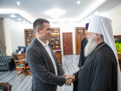 Митрополит Ханты-Мансийский и Сургутский Павел встретился с генеральным директором ТПП «Покачёвнефтегаз»
