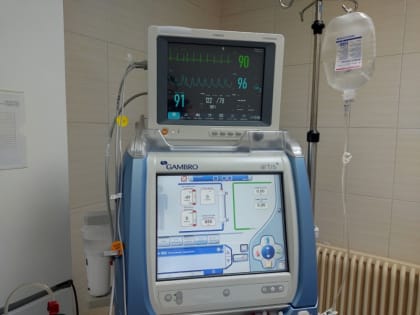 Новые мониторы в отделении реанимации психоневрологической больнице