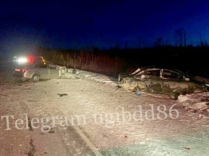 В ХМАО в массовом ДТП пострадали четверо взрослых и годовалый ребенок