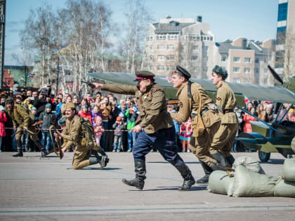 В Горноправдинске реконструируют военный подвиг югорчанина