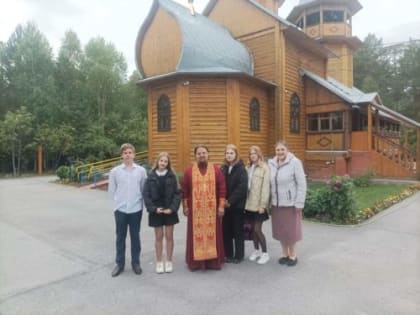 Молебен перед началом нового учебного года в храме в честь святых мучеников Флора и Лавра д.Сайгатина