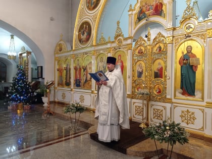 Празднование Рождества  на приходе храма в честь иконы Божией Матери «Всех скорбящих Радость» горда Сургута