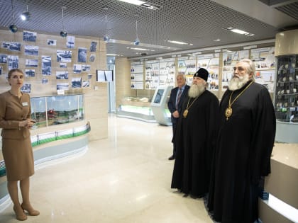 Митрополит Ханты-Мансийский и Сургутский Павел и епископ Тихвинский и Лодейнопольский Мстислав посетили музей ПАО «Сургутнефтегаз»