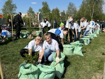 В Сургуте на Мемориале Славы прошла международная акция «Сад памяти»