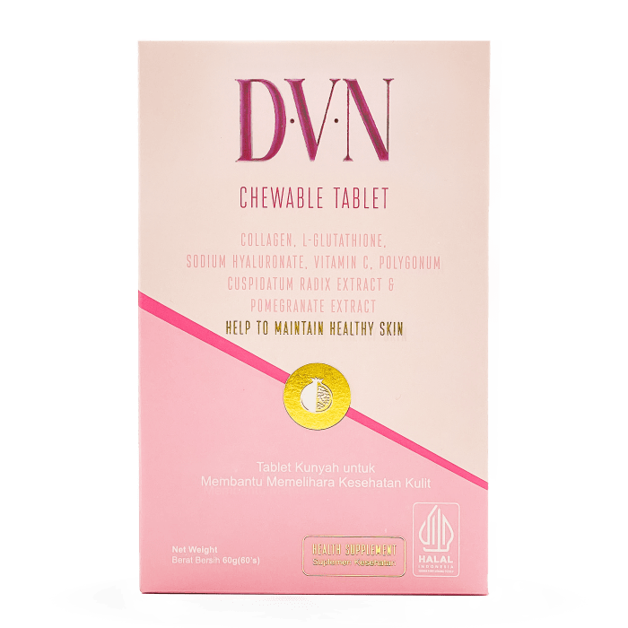 Paket 1 box DVN Chewable Tablet