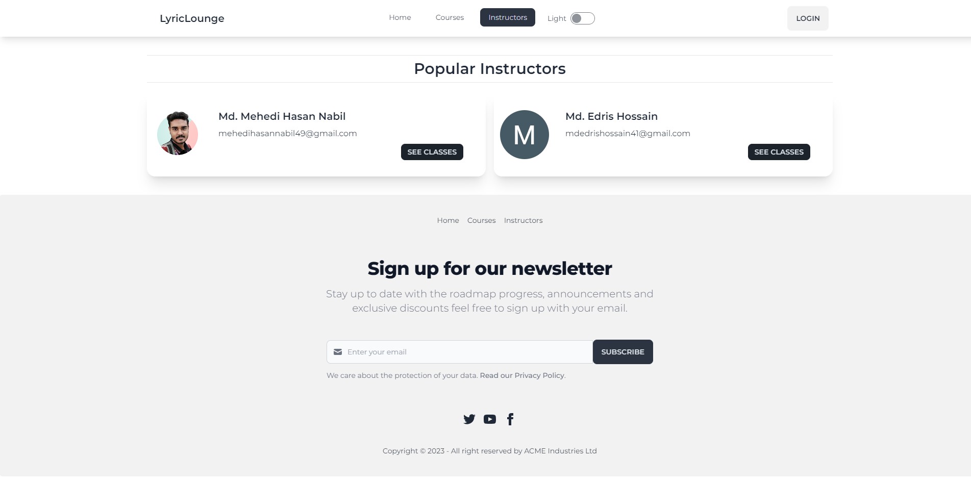 Music Learning Portal