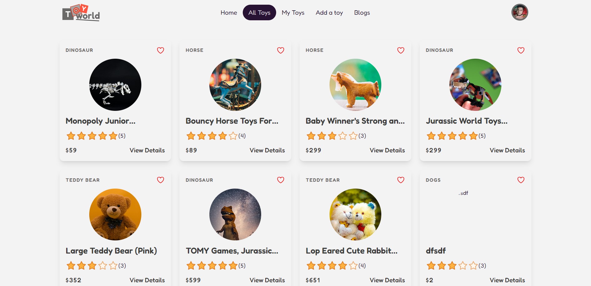 Toy World Marketplace