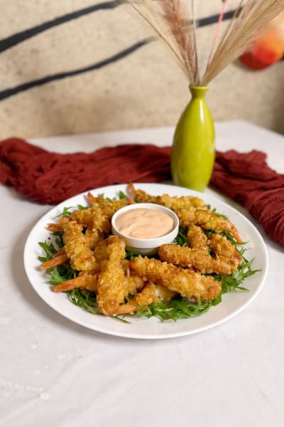 Creveti tempura