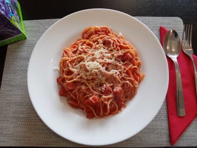 Spaghetti amatriciana