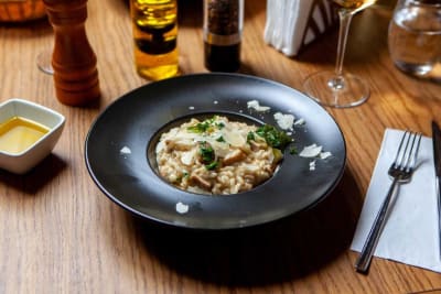 Risotto cu ciuperci de pădure și chilli (preparat ușor picant)