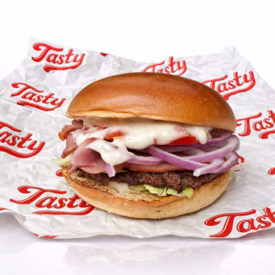 Gorgonzola beef burger