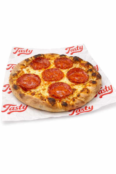 Pizza roșie și albă