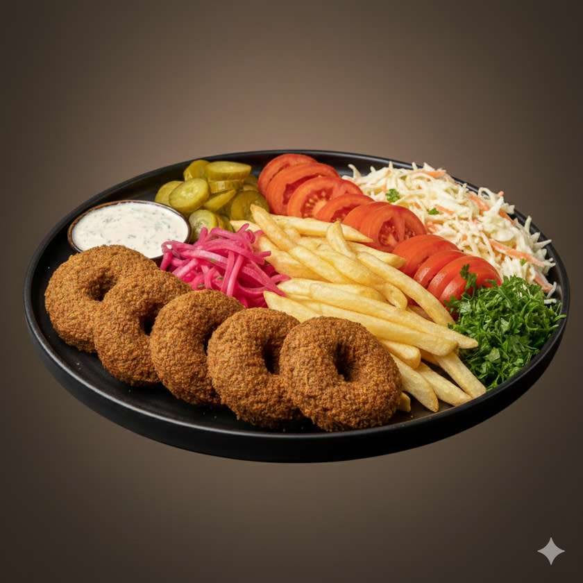 Falafel la farfurie