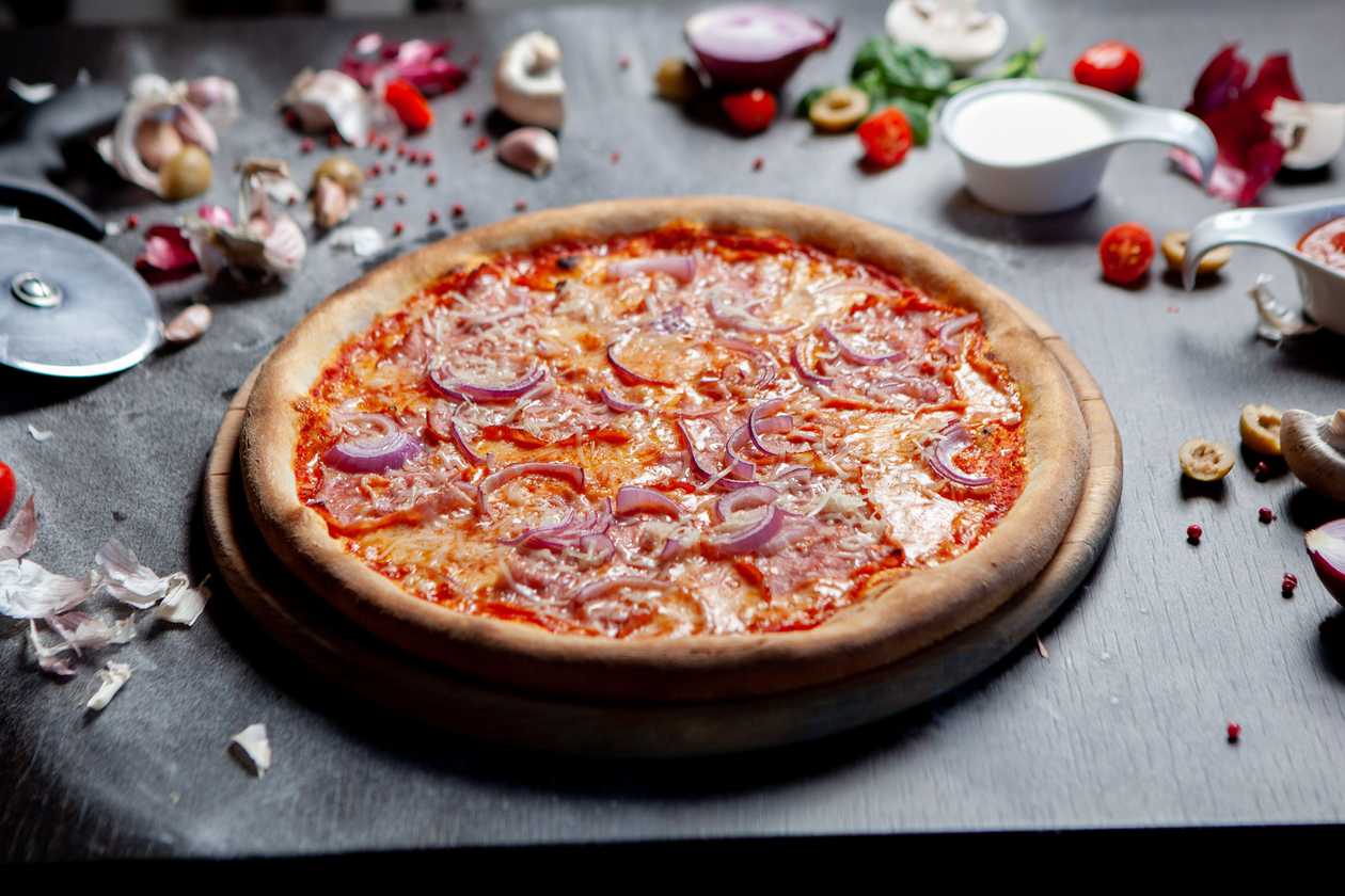 Pizza bacon