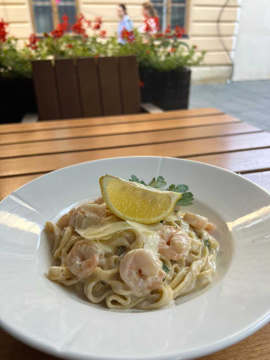 Tagliatelle cu creveti