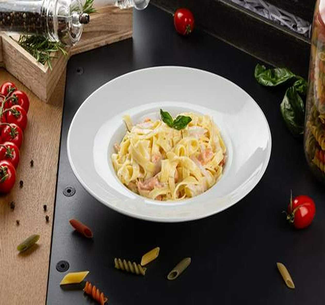Tagliatelle Con Salmone Affumicato