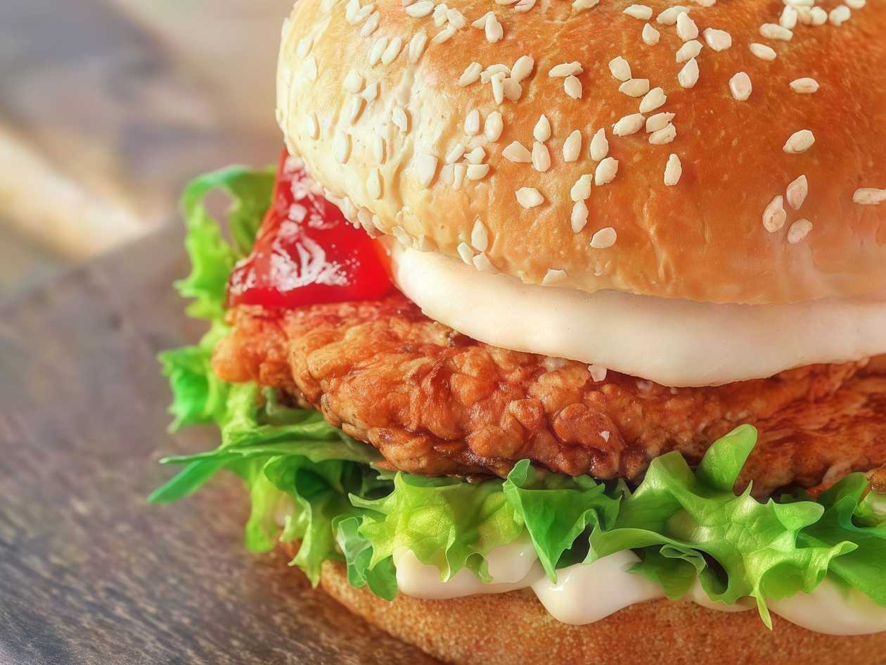Chicken burger truffles world
